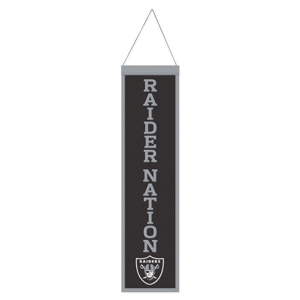 NFL Las Vegas Raiders WinCraft Slogan Wool Banner