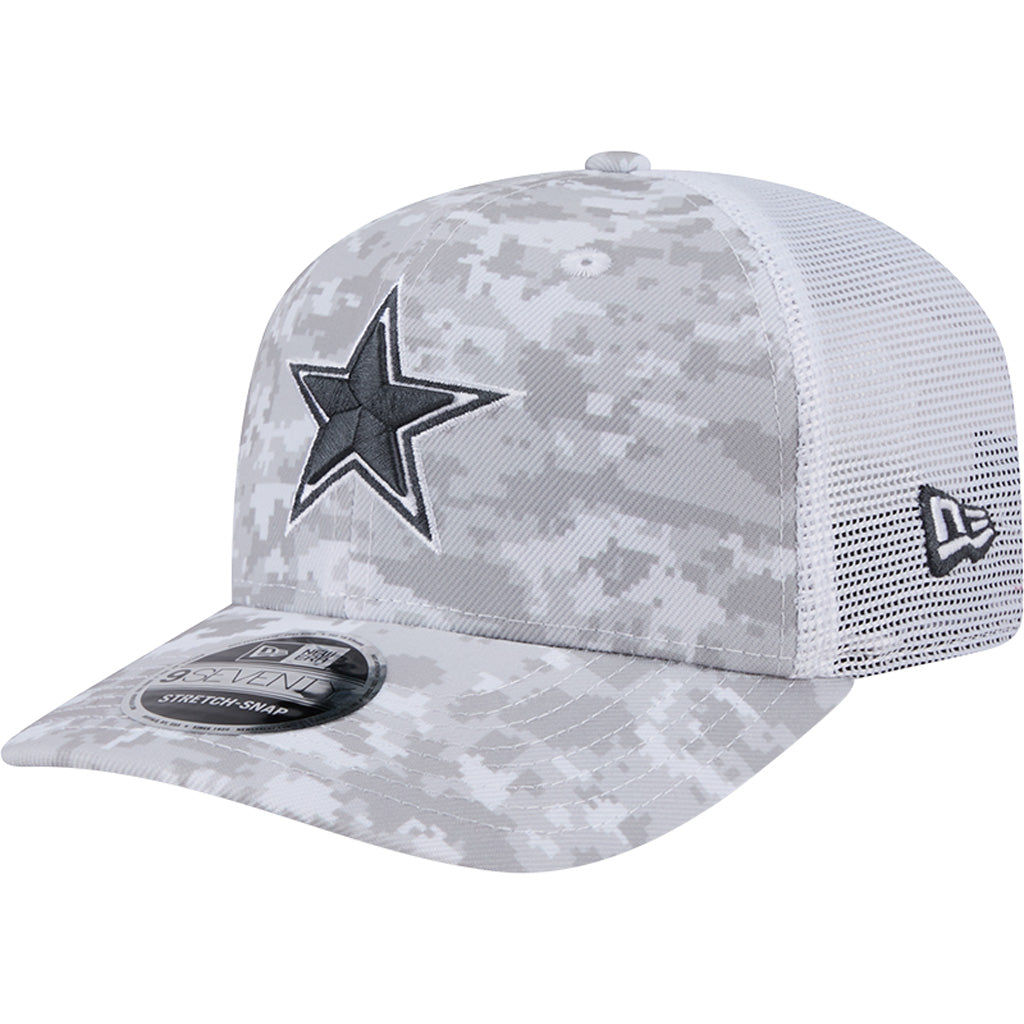 NFL Dallas Cowboys New Era 2024 Salute to Service 9SEVENTY Stretch-Snapback Hat