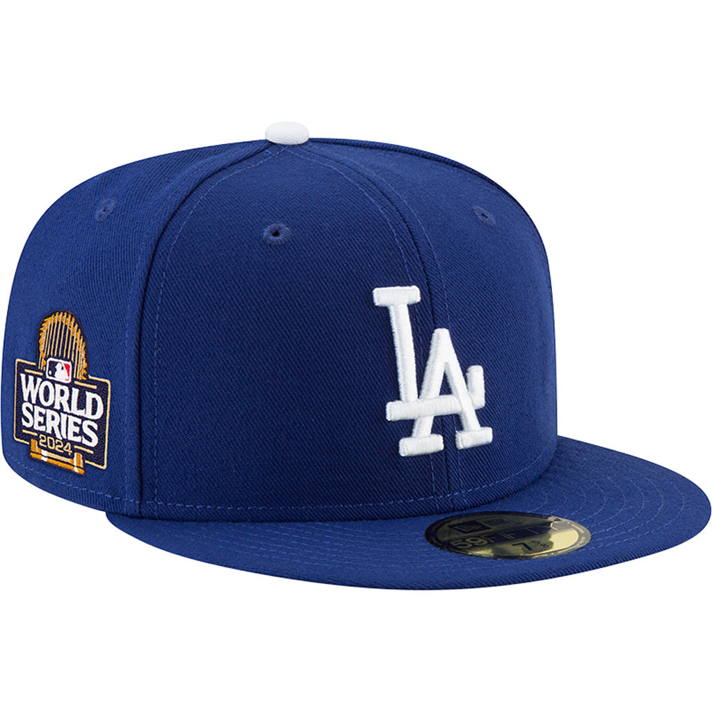 MLB Los Angeles Dodgers New Era 2024 World Series Participation Patch 59FIFTY Fitted Hat