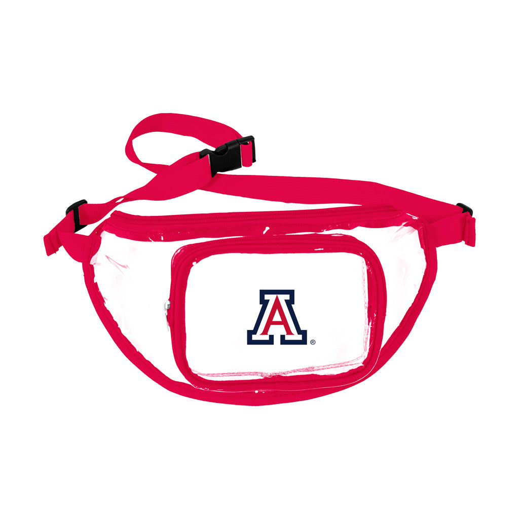 NCAA Arizona Wildcats Logo Brands Clear Gameday Fanny Pack