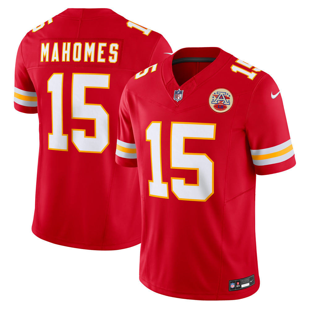 NFL Kansas City Chiefs Patrick Mahomes Nike 2023/24 Home Vapor F.U.S.E Limited Jersey