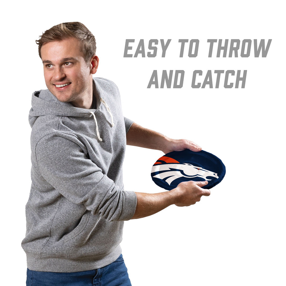 NFL Denver Broncos Flimzee Bean-Bag Flying Disc