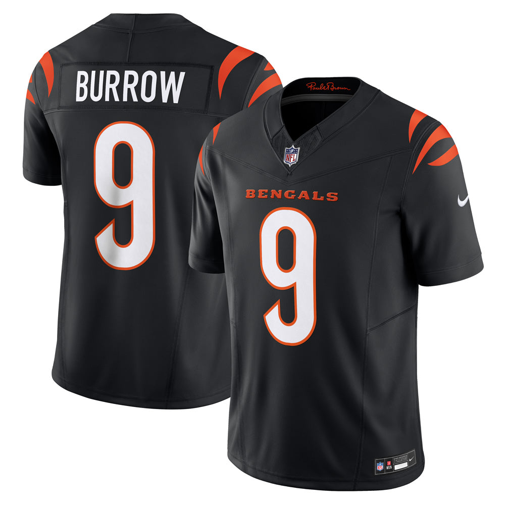 NFL Cincinnati Bengals Joe Burrow Nike 2023/24 Home Vapor F.U.S.E Limited Jersey