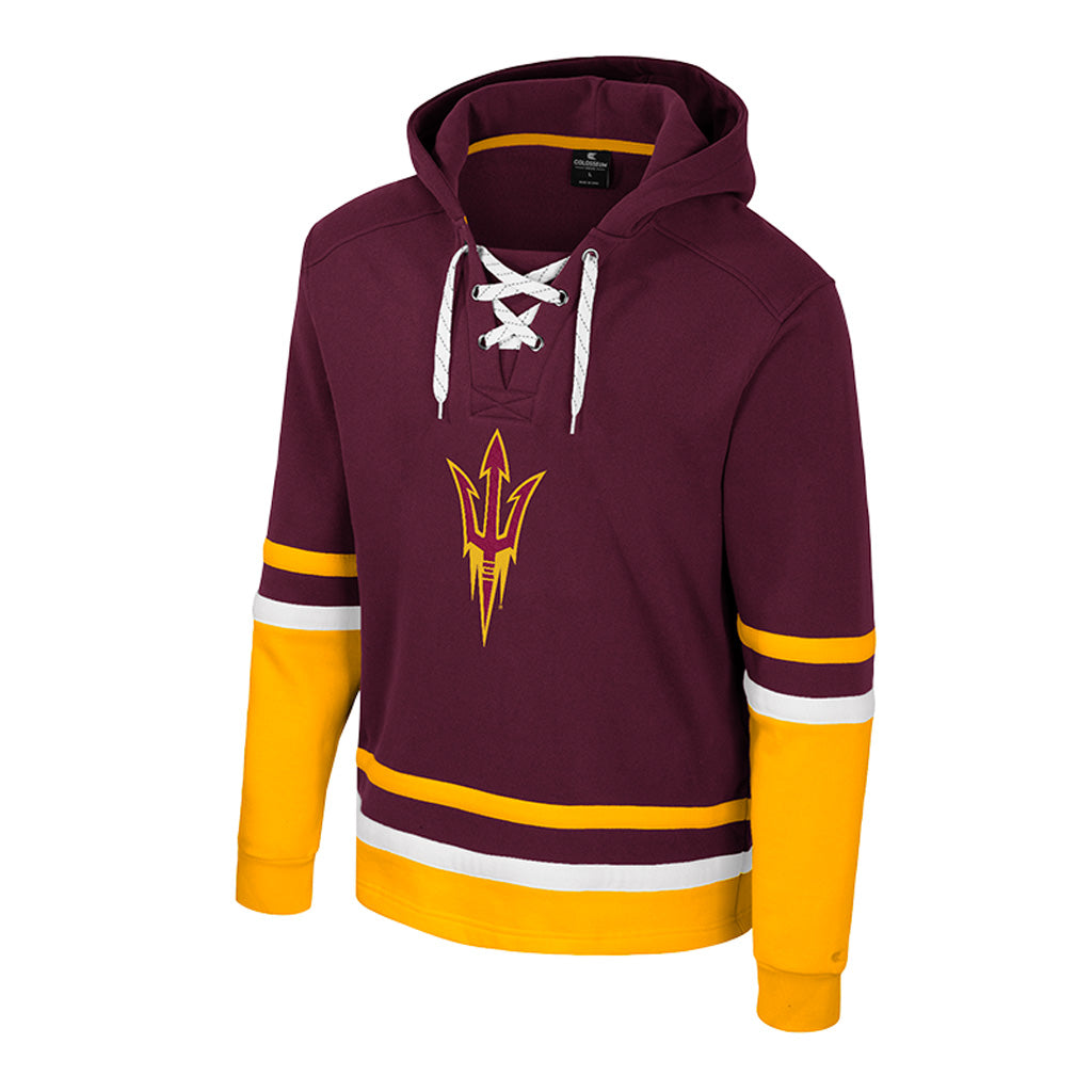 NCAA Arizona State Sun Devils Colosseum Ringing Lace Up Fleece Hoodie