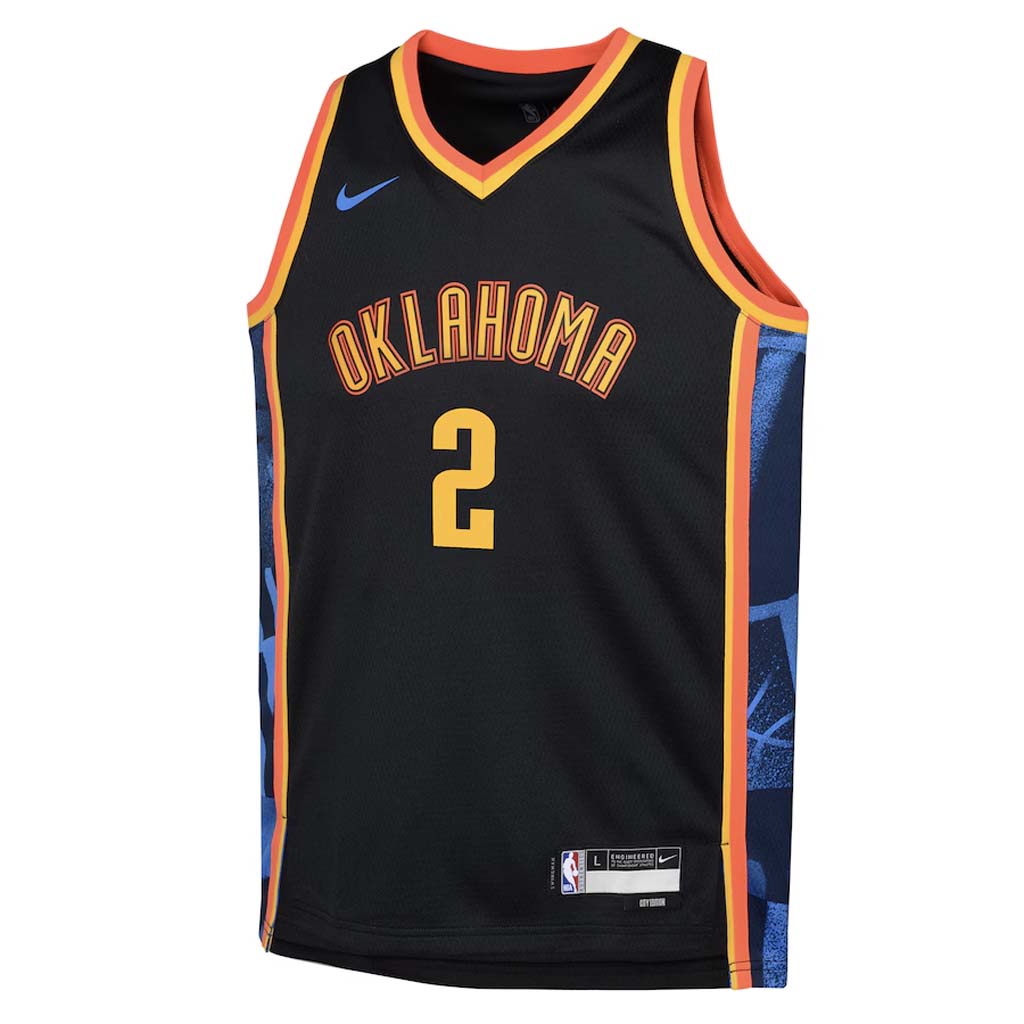 NBA Oklahoma City Thunder Shai Gilgeous-Alexander Youth Nike 2024/25 City Edition Swingman Jersey