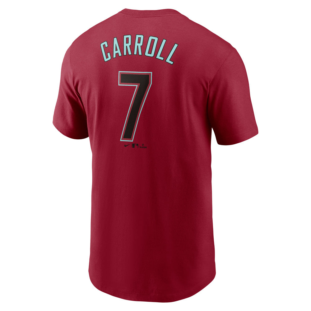 MLB Arizona Diamondbacks Corbin Carroll Nike FUSE Alternate Name &amp; Number Tee