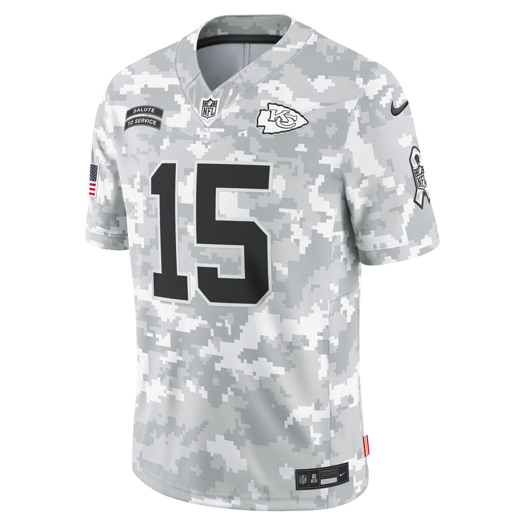 NFL Kansas City Chiefs Patrick Mahomes Nike 2024 Salute to Service Limited Jersey