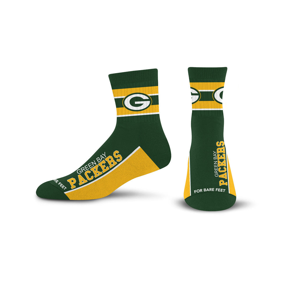 NFL Green Bay Packers For Bare Feet Lil&#39; Deuce Ankle Socks