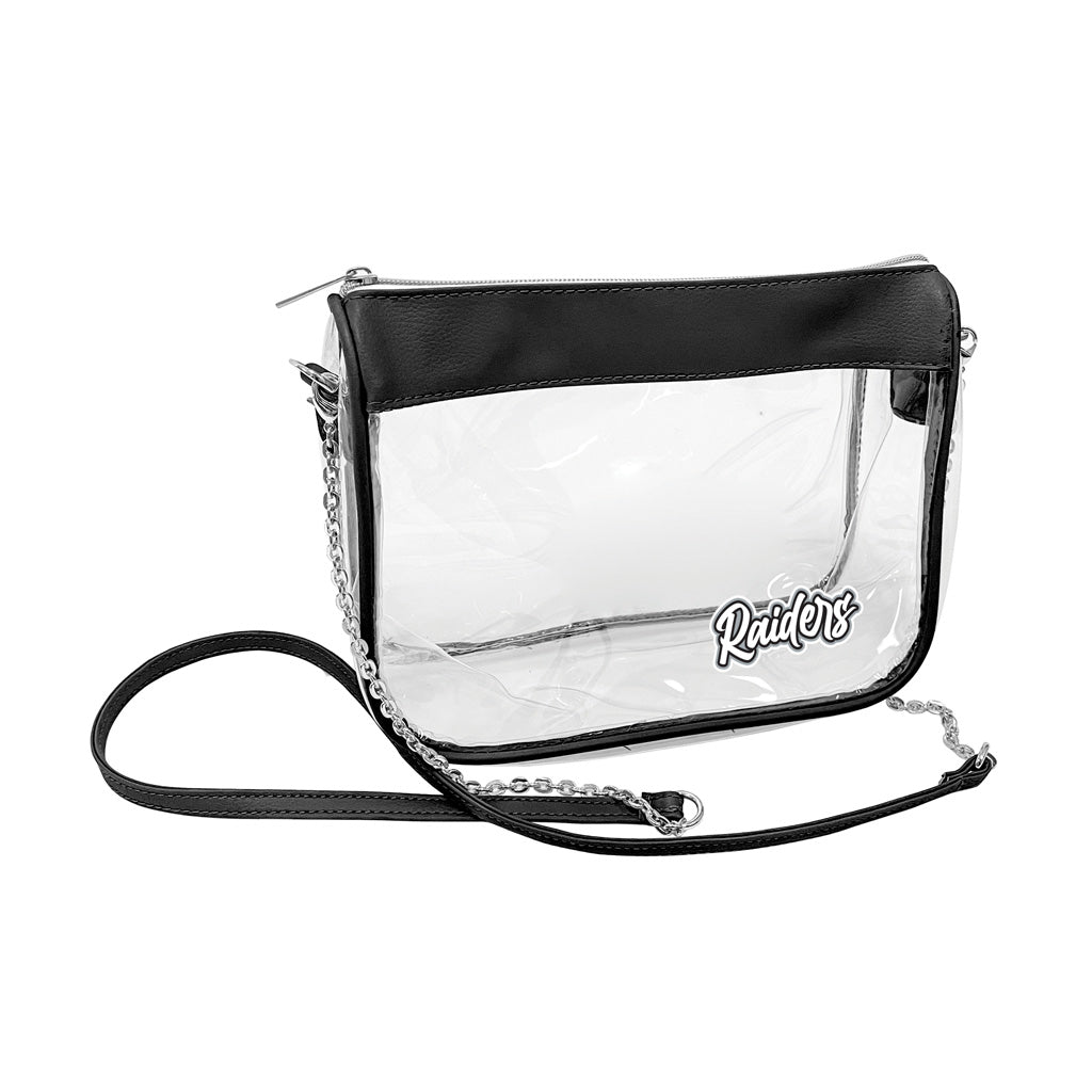 NFL Las Vegas Raiders Logo Brands Hype Clear Gameday Bag