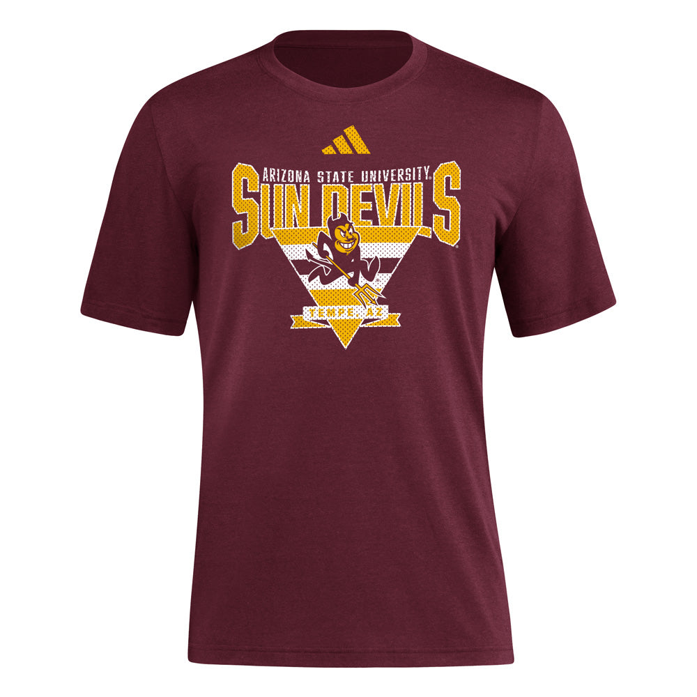 NCAA Arizona State Sun Devils adidas Locker Trilateral Tee