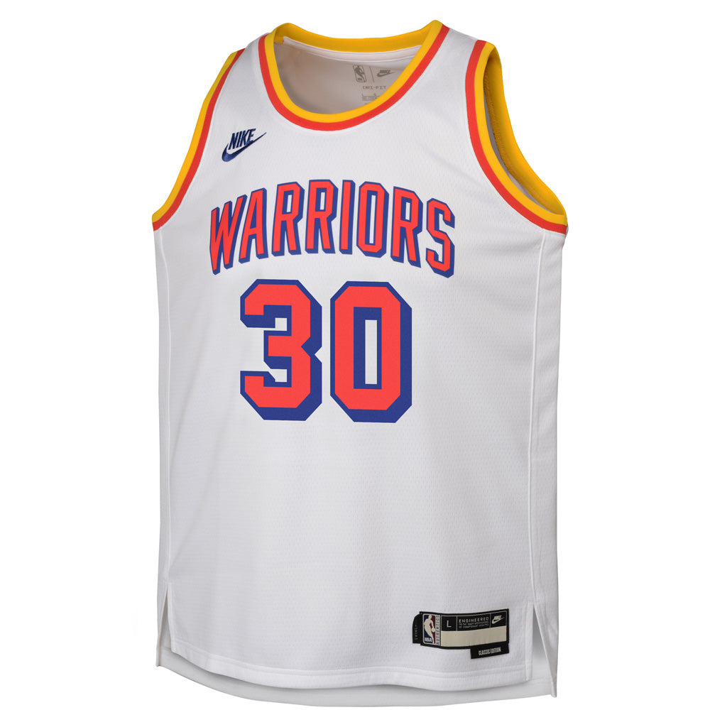 NBA Golden State Warriors Steph Curry Youth Nike 2024/25 Hardwood Classic Swingman Jersey