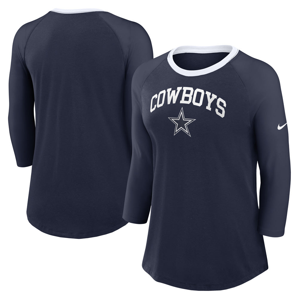 NFL Dallas Cowboys Women&#39;s Nike Fashion 3/4 Sleeve Tee