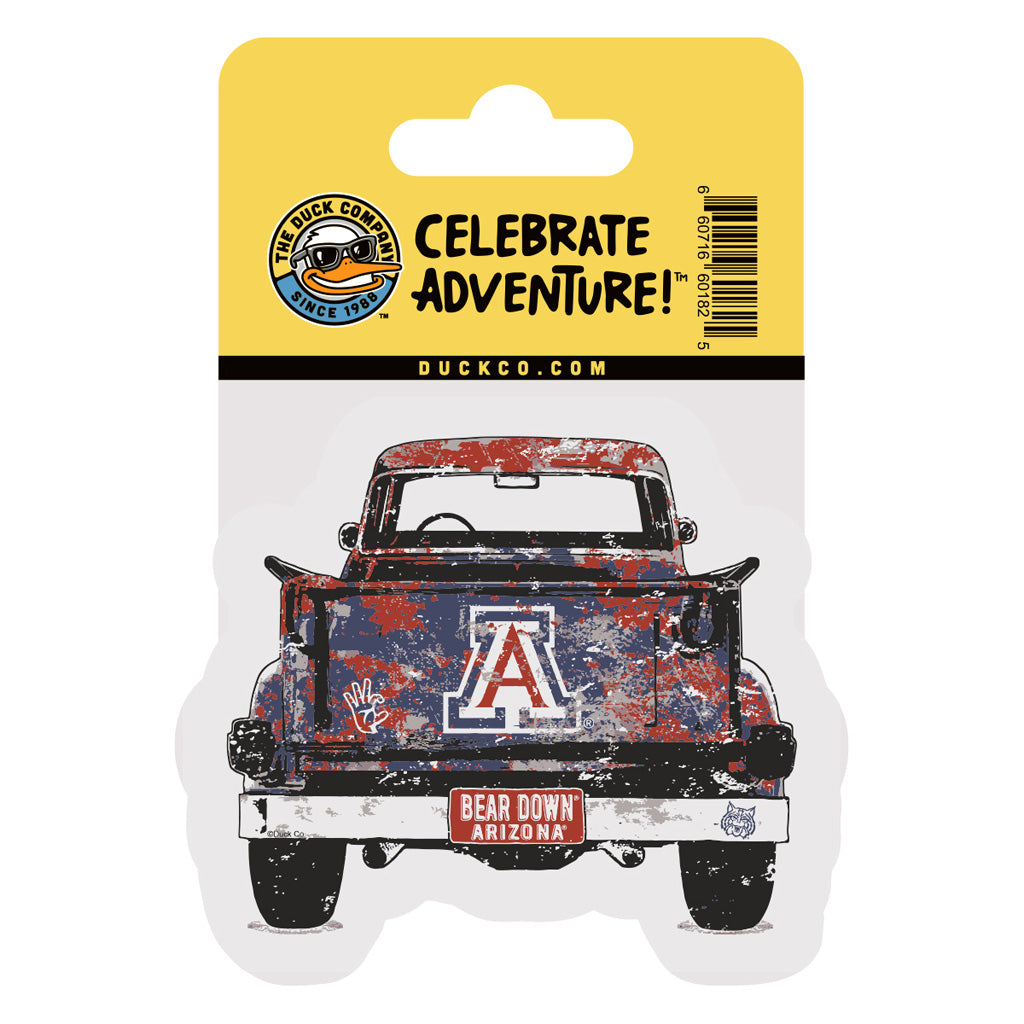 NCAA Arizona Wildcats The Duck Company Pickup Sticker