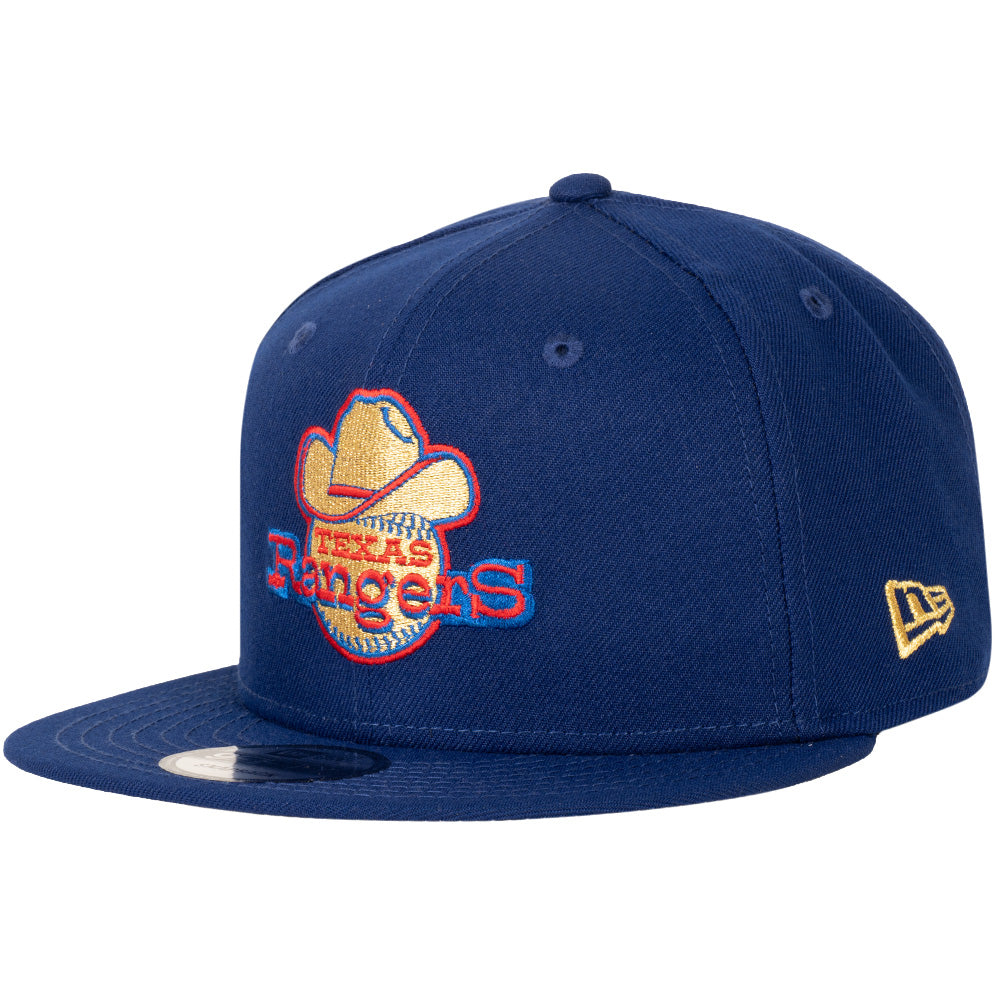 MLB Texas Rangers New Era Team Gold 9FIFTY Snapback Hat