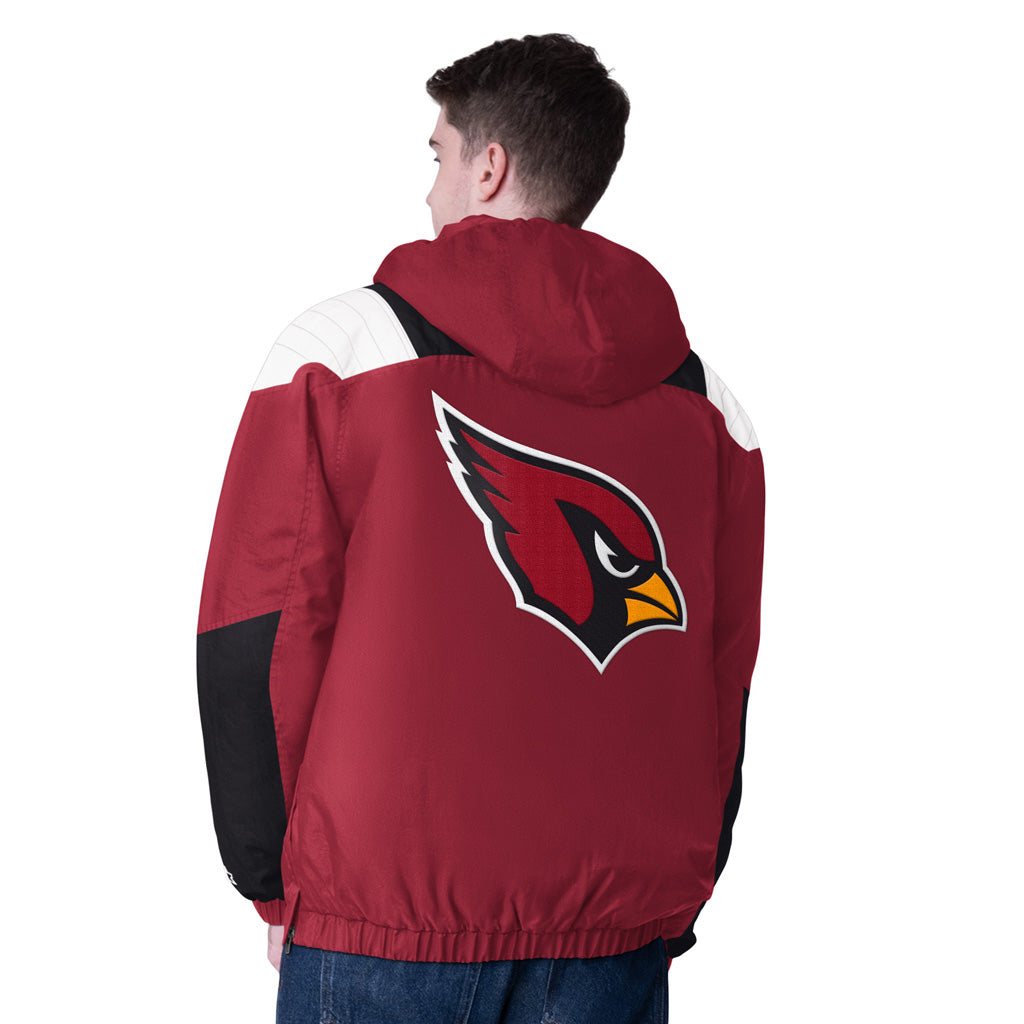 NFL Arizona Cardinals Starter Chargers Half-Zip Pullover Hoodie