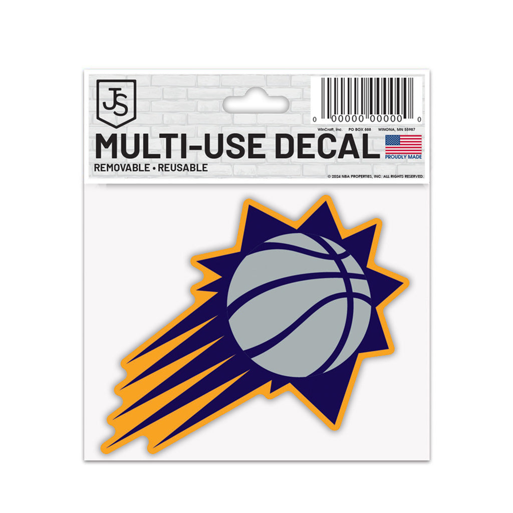 NBA Phoenix Suns WinCraft Tonal Pop Outline 4&quot;x4&quot; Sticker