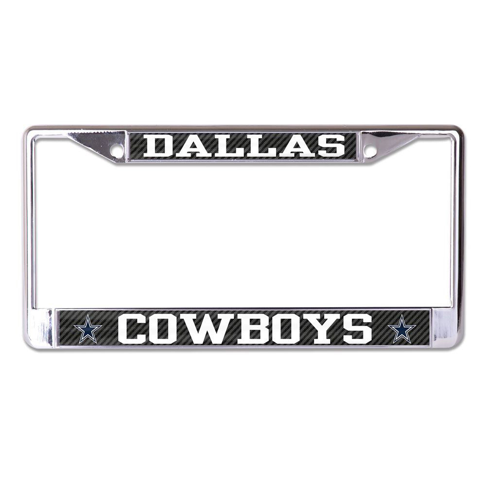 NFL Dallas Cowboys WinCraft Carbon License Plate Frame