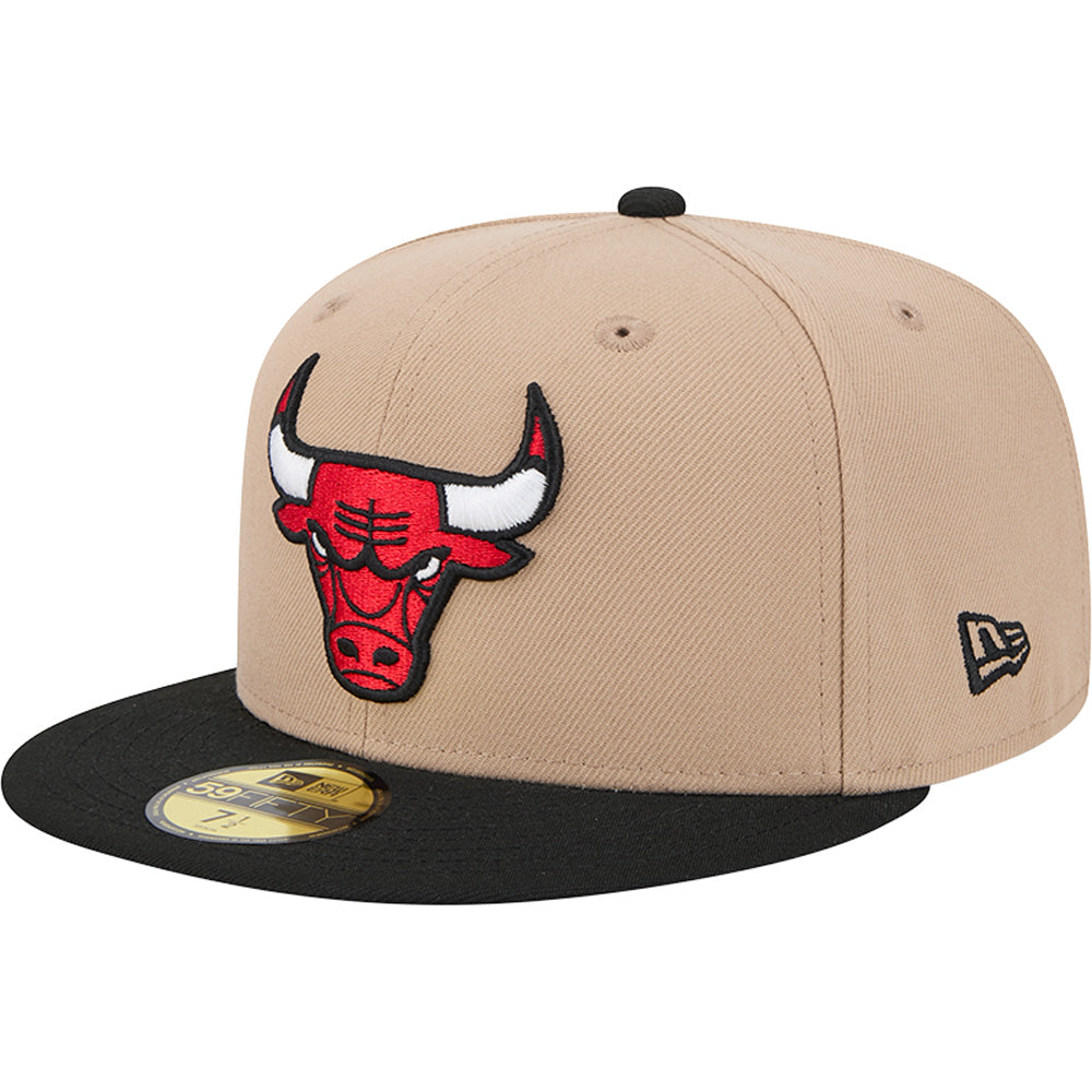 NBA Chicago Bulls New Era Camel 59FIFTY Fitted