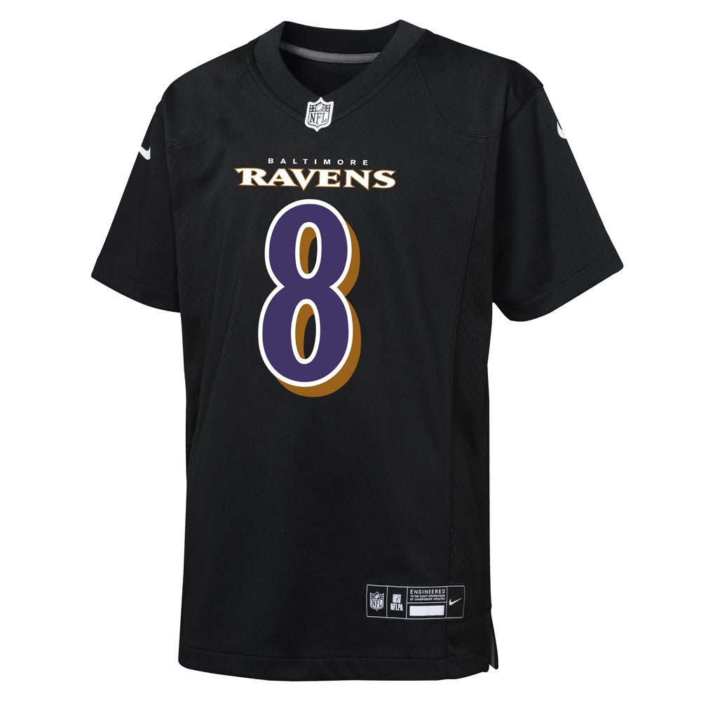 NFL Baltimore Ravens Lamar Jackson Youth Nike Alternate Game Jersey