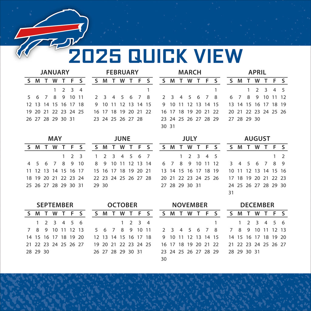 NFL Buffalo Bills 2024-2025 Boxed Calendar