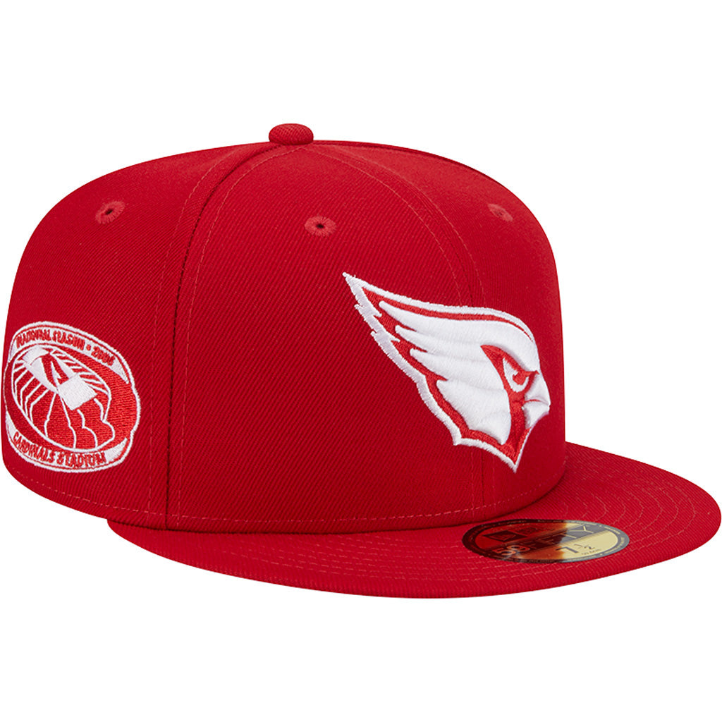 NFL Arizona Cardinals New Era Scarlet Side Patch 59FIFTY Hat