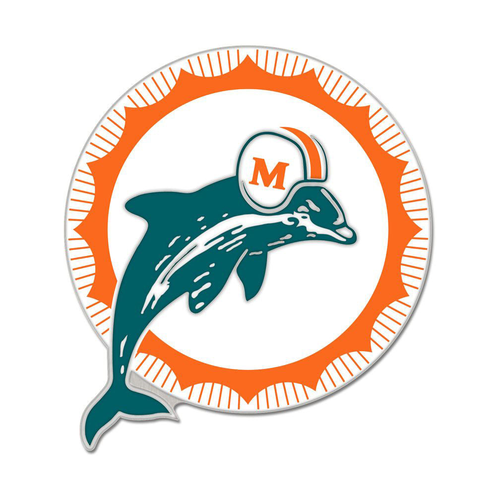 NFL Miami Dolphins WinCraft Retro Logo Pin