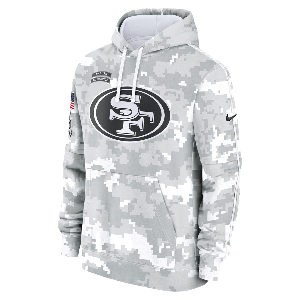 NFL San Francisco 49ers Nike 2024 Salute to Service Club Hoodie