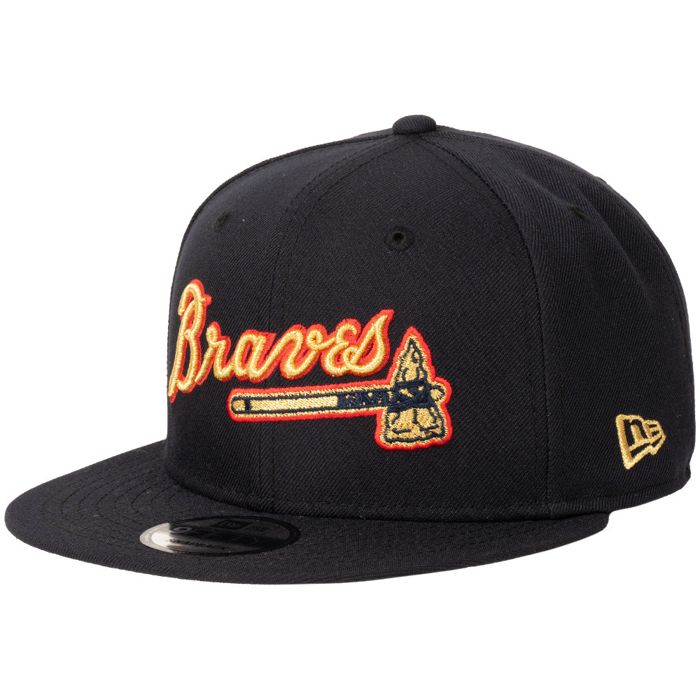 MLB Atlanta Braves New Era Team Gold 9FIFTY Snapback Hat