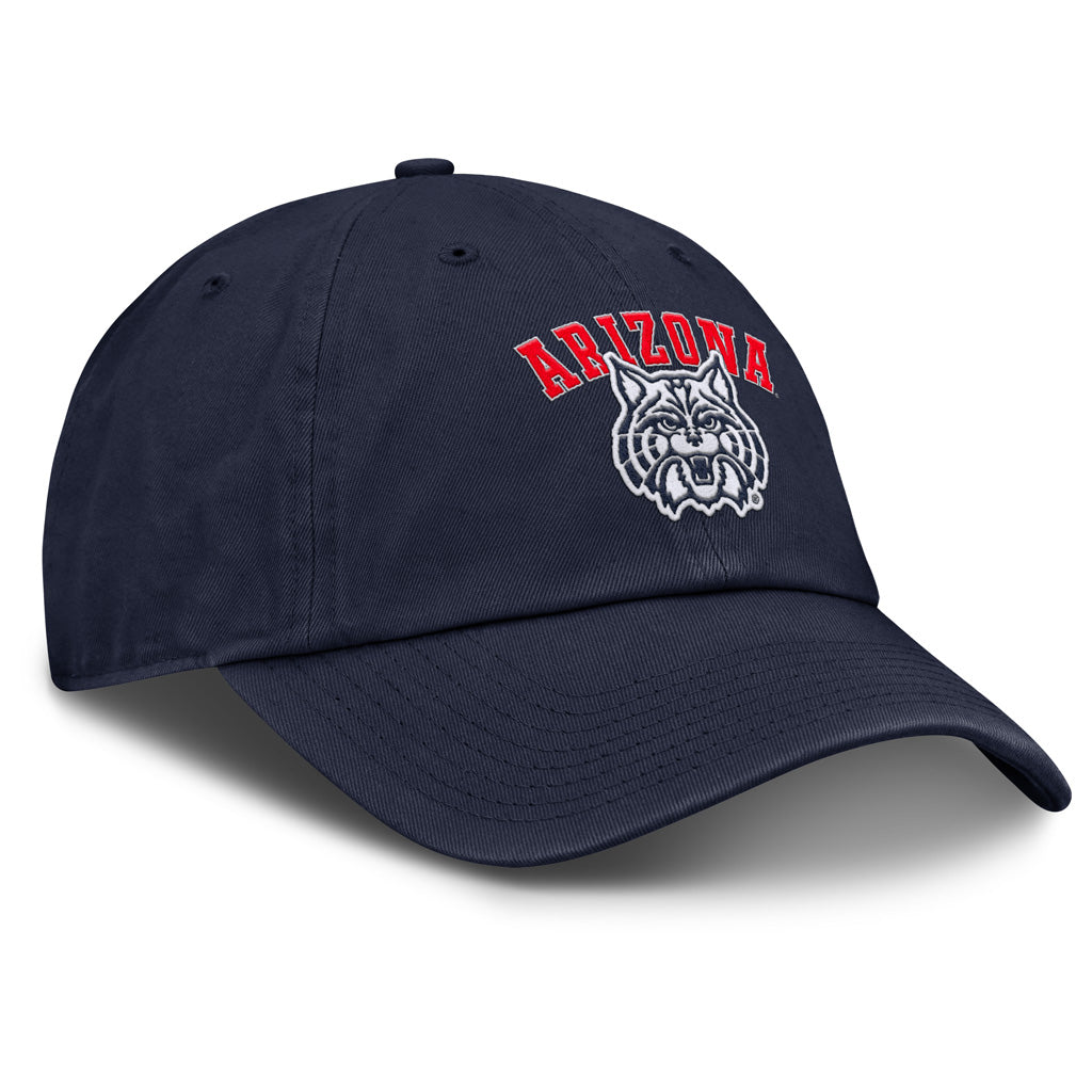 NCAA Arizona Wildcats Nike Alt Logo Wordmark Slouch Adjustable Hat - Navy