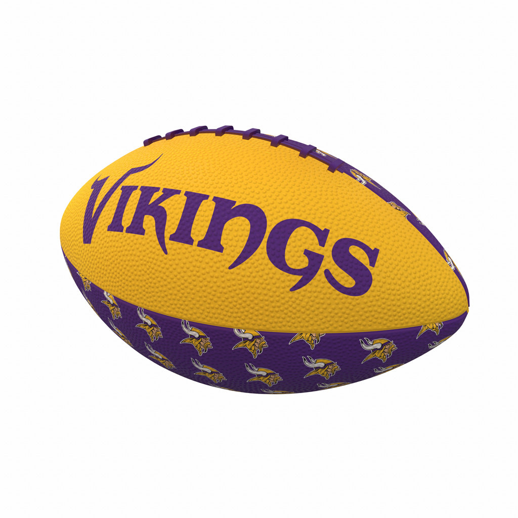 NFL Minnesota Vikings Logo Brands Mini Rubber Ball