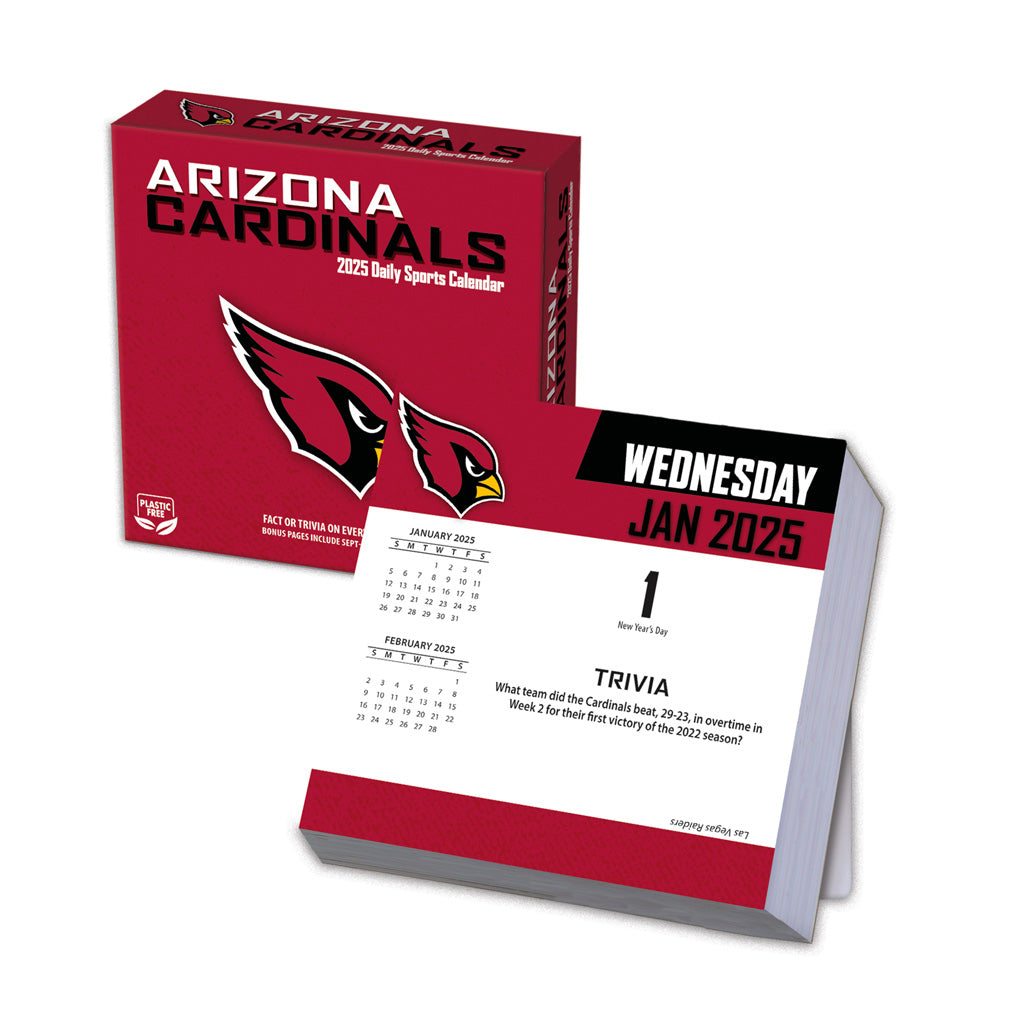 NFL Arizona Cardinals 2024-2025 Boxed Calendar