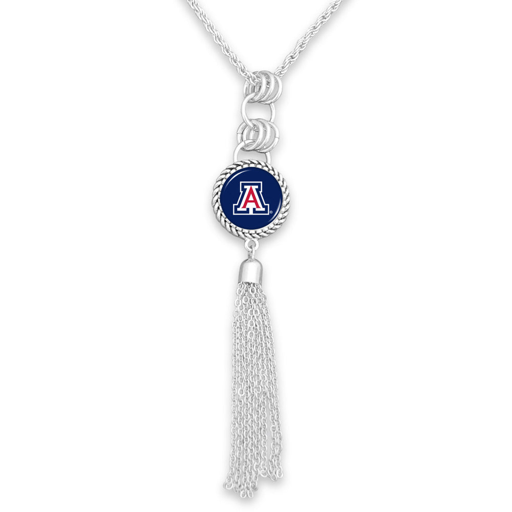 NCAA Arizona Wildcats Gentry USA Tassel Necklace