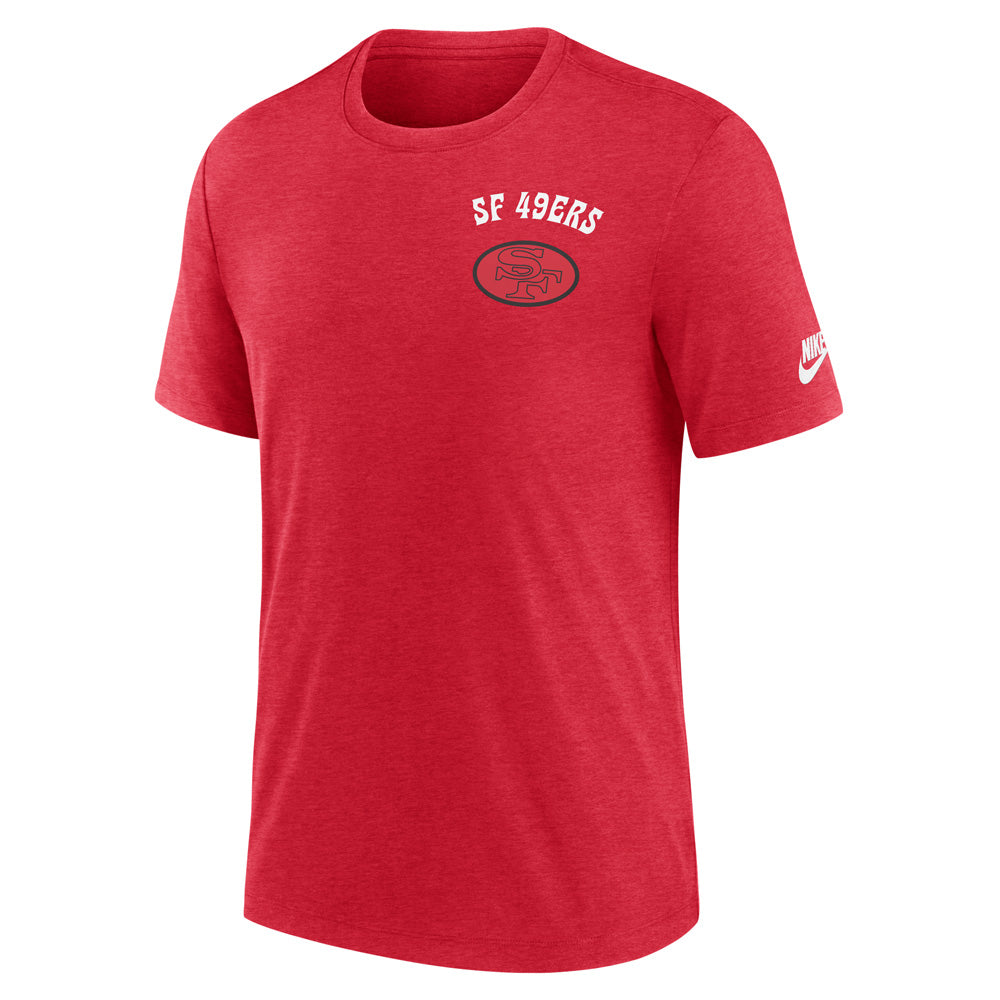 NFL San Francisco 49ers Nike 2-Hit Triblend Tee