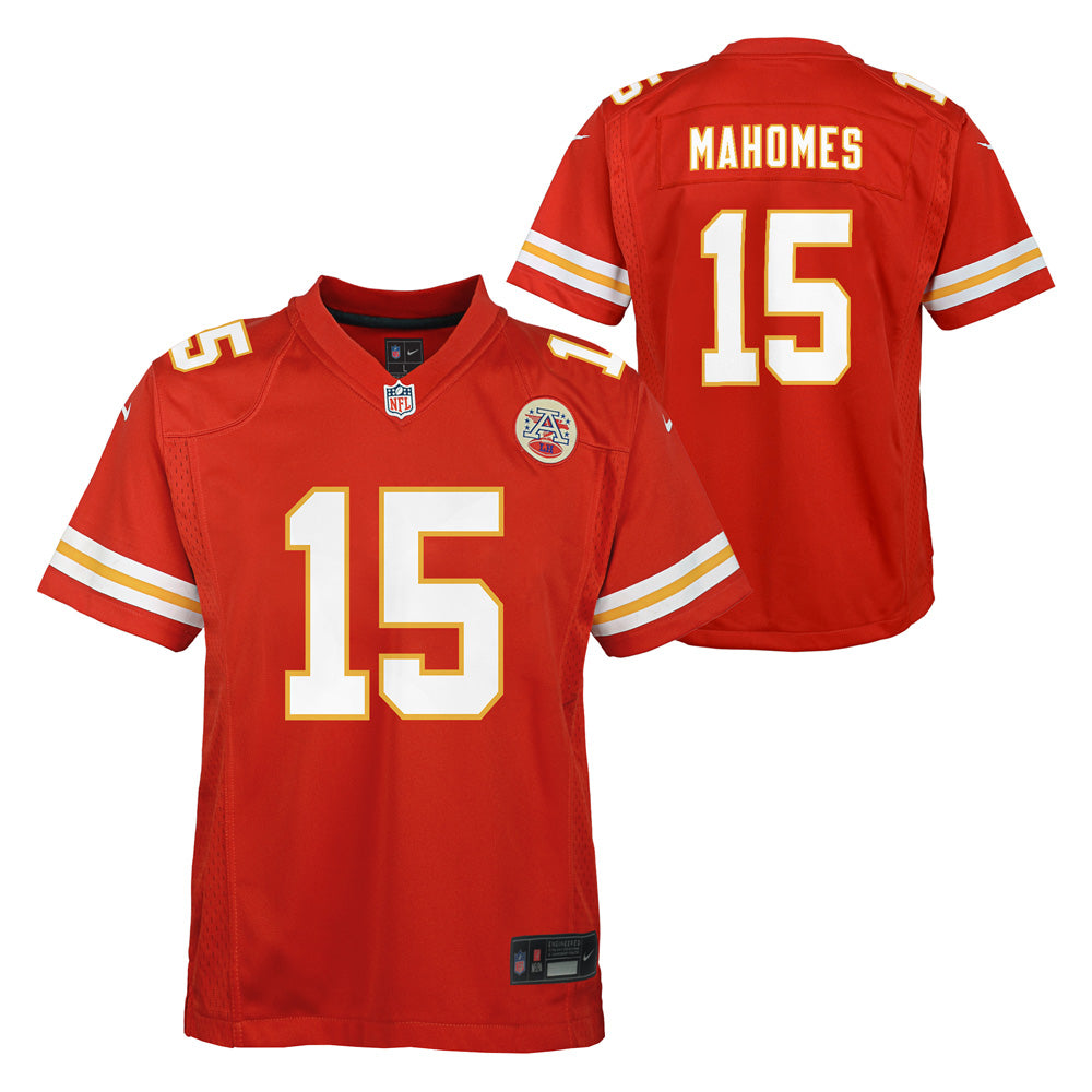 NFL Kansas Chiefs Patrick Mahomes Youth Nike Game Jersey - Red