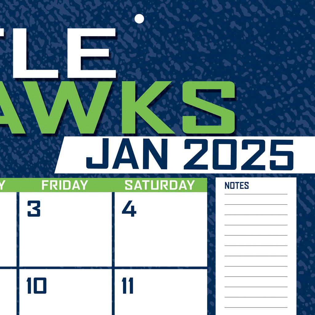 NFL Seattle Seahawks 2024-2025 Desk Calendar