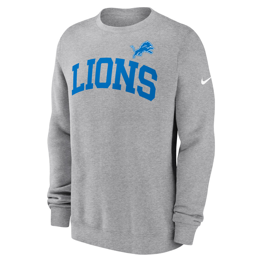 NFL Detroit Lions Nike Club Pullover Crew