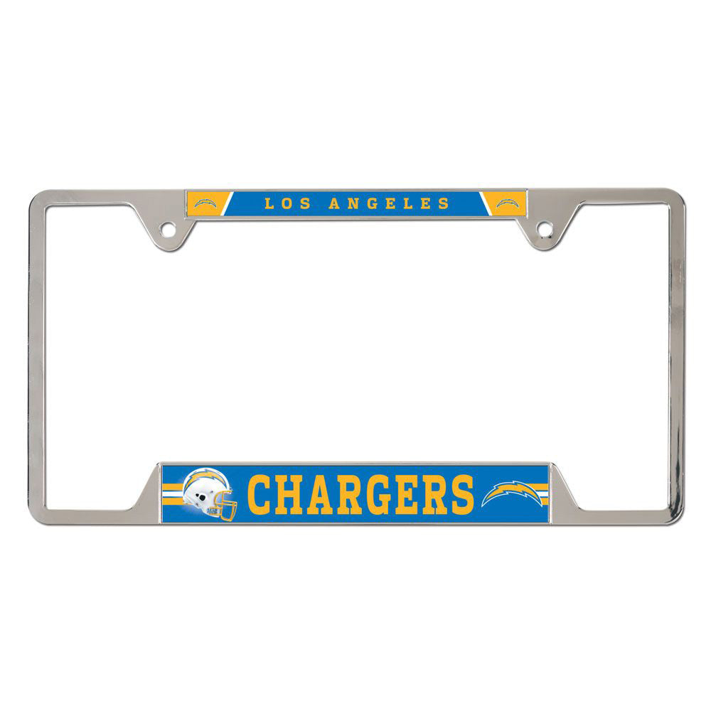 NFL Los Angeles Chargers WinCraft Metal License Plate Frame