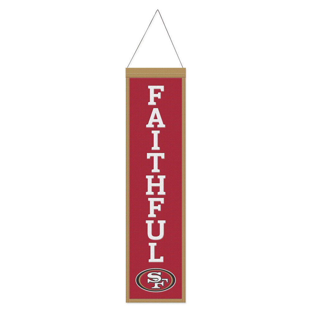 NFL San Francisco 49ers WinCraft Slogan Wool Banner