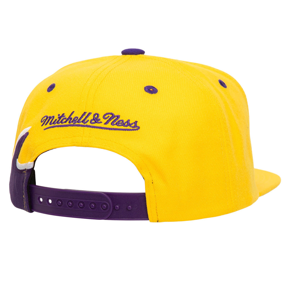 NBA Los Angeles Lakers Mitchell &amp; Ness Rising Tide Snapback Hat