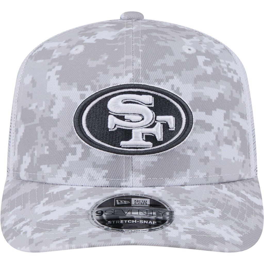 NFL San Francisco 49ers New Era 2024 Salute to Service 9SEVENTY Stretch-Snapback Hat