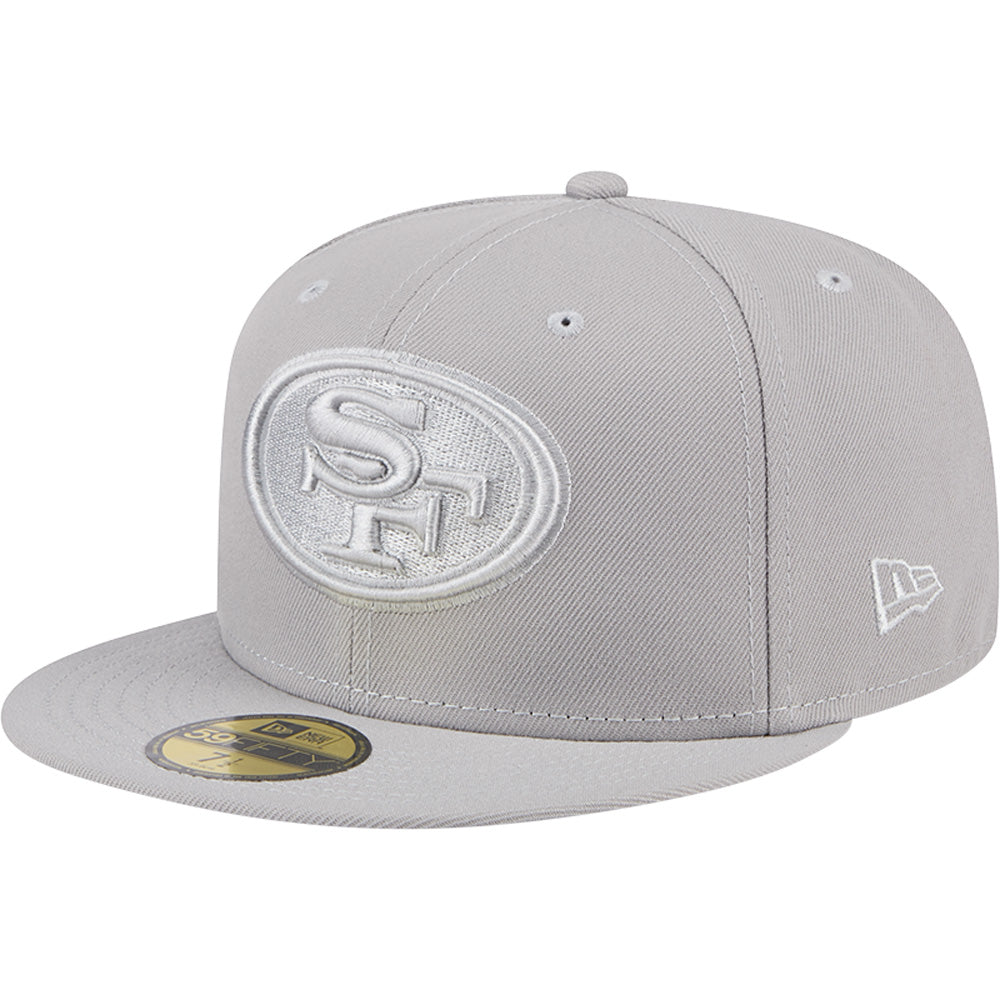 NFL San Francisco 49ers New Era Gray on Gray 59FIFTY Fitted