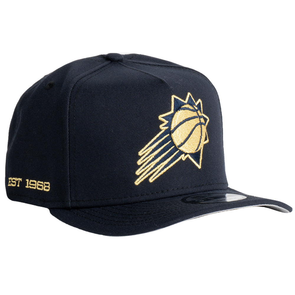 NBA Phoenix Suns New Era Navy &amp; Gold A-Frame 9FIFTY Snapback Hat