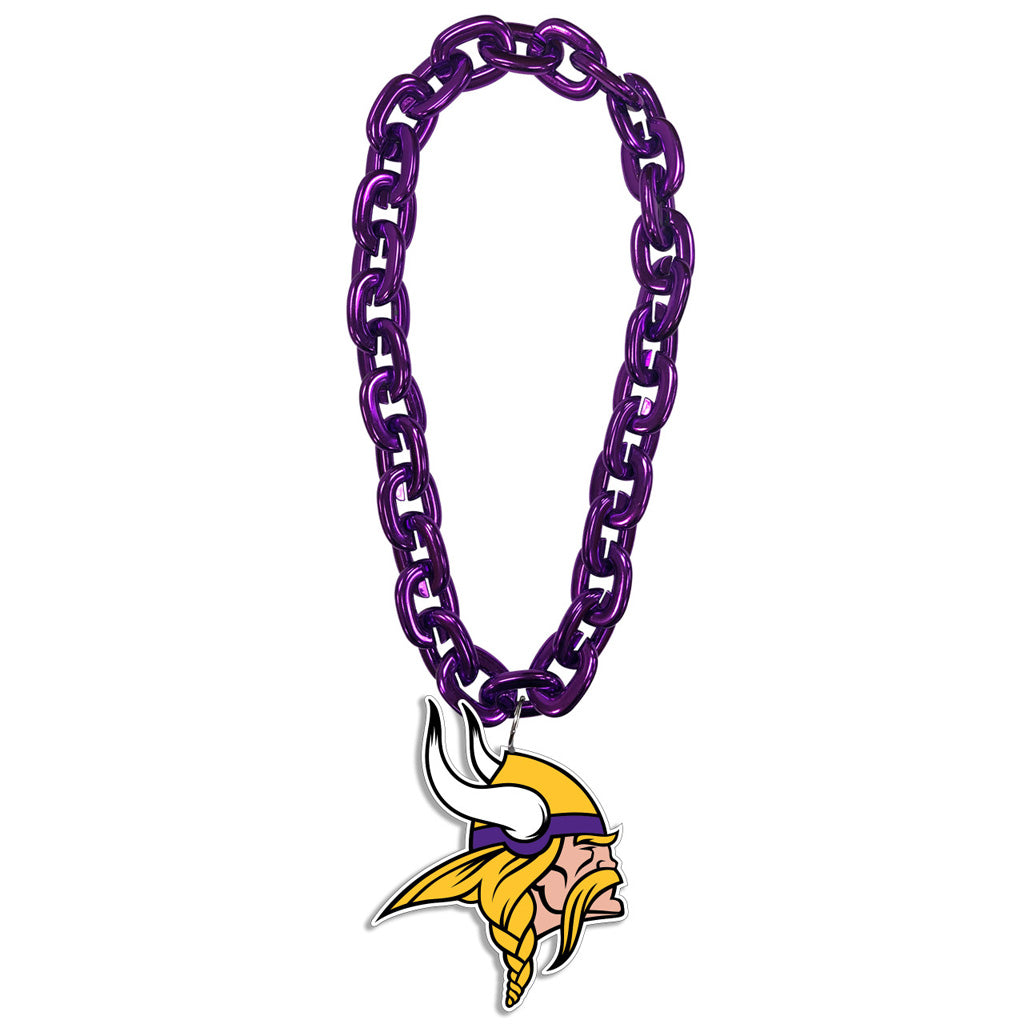 NFL Minnesota Vikings Aminco Large Fan Chain Necklace