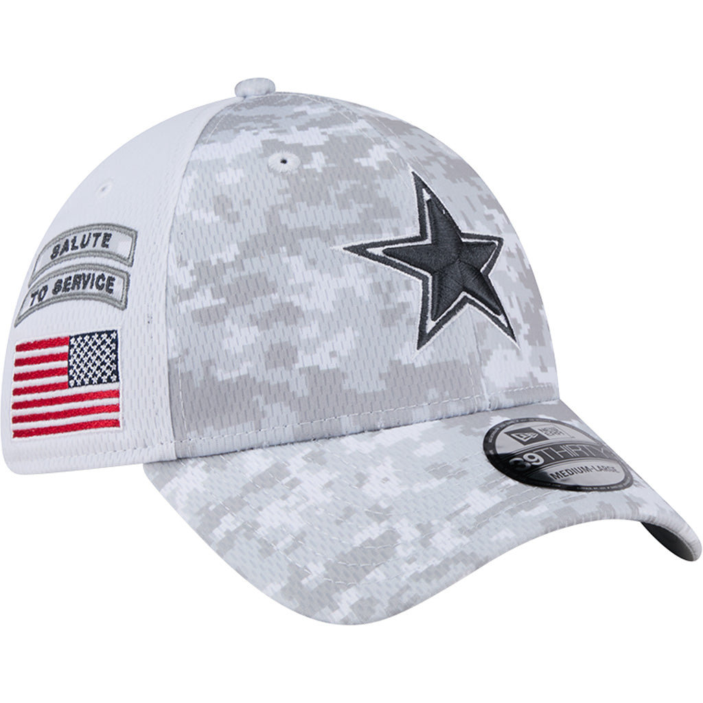 NFL Dallas Cowboys New Era 2024 Salute to Service 39THIRTY Flex Fit Hat