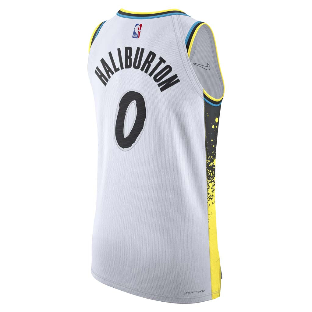 NBA Indiana Pacers Tyrese Halliburton Nike 2024/25 City Edition Authentic Jersey