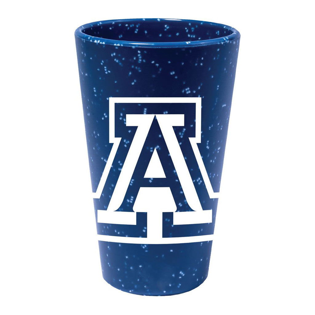 NCAA Arizona Wildcats WinCraft 16oz Solid Silipint Glass