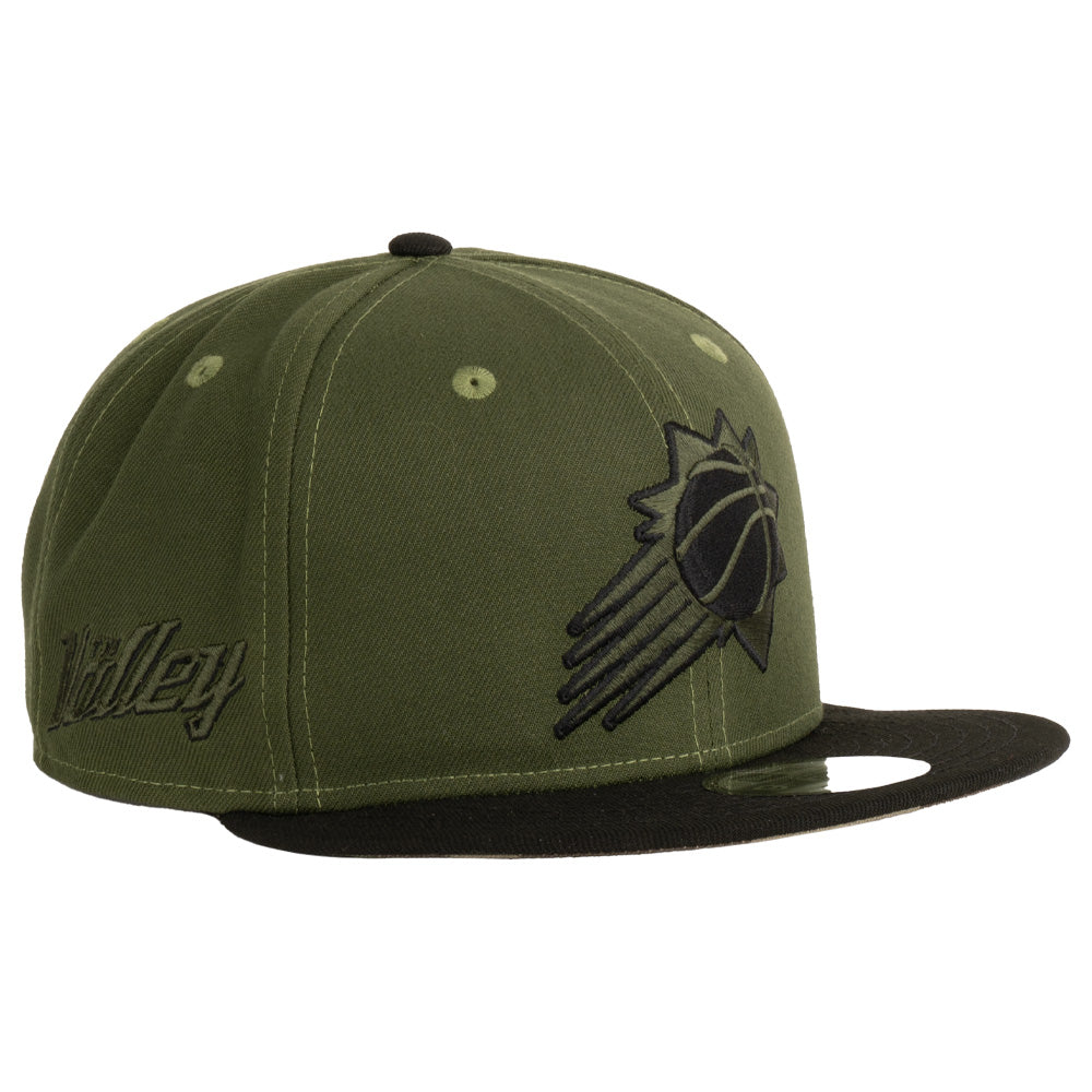 NBA Phoenix Suns New Era Two-Tone Flying Tiger 9FIFTY Hat - Green