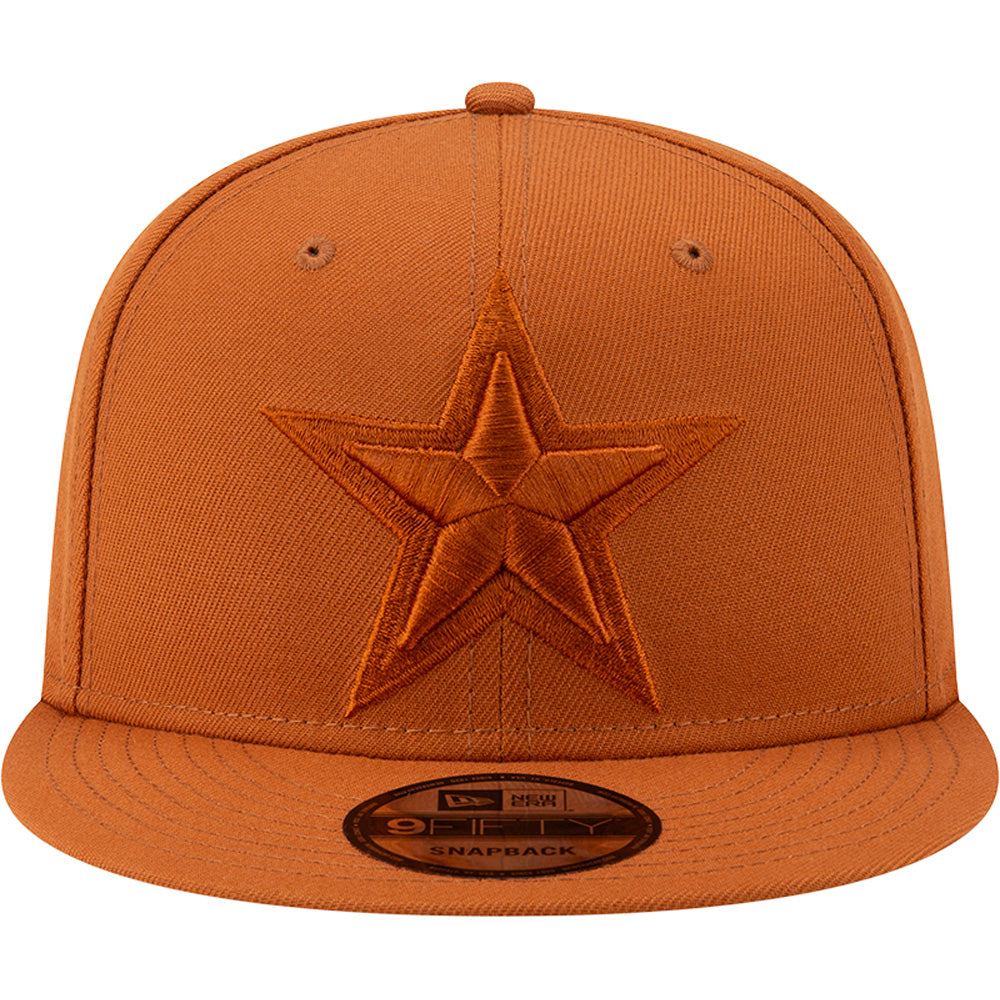 NFL Dallas Cowboys New Era Earthly Brown 9FIFTY Snapback Hat