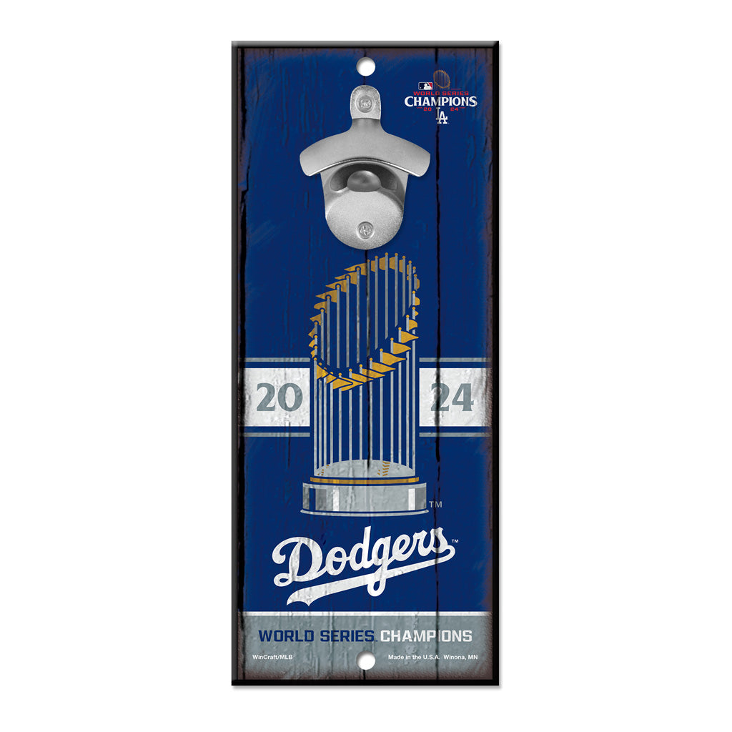 MLB Los Angeles Dodgers WinCraft 2024 World Series Champion 5&quot; x 12&quot; Wood Sign