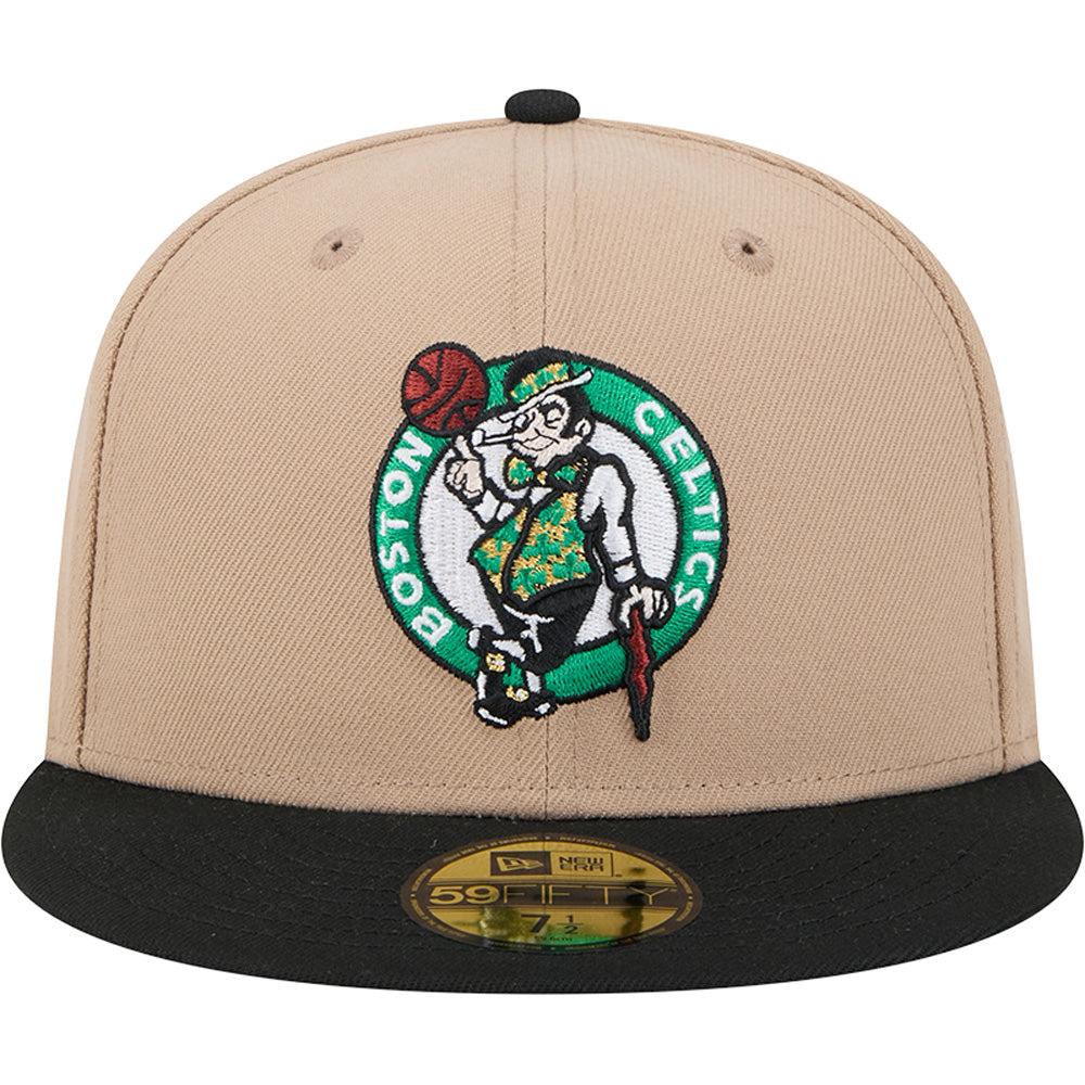 NBA Boston Celtics New Era Camel 59FIFTY Fitted